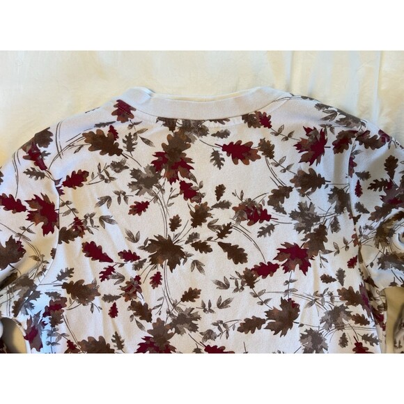Breckenridge Autumn Leaves & Gems Themed Sweatshirt Top Women’s Small - Picture 5 of 10